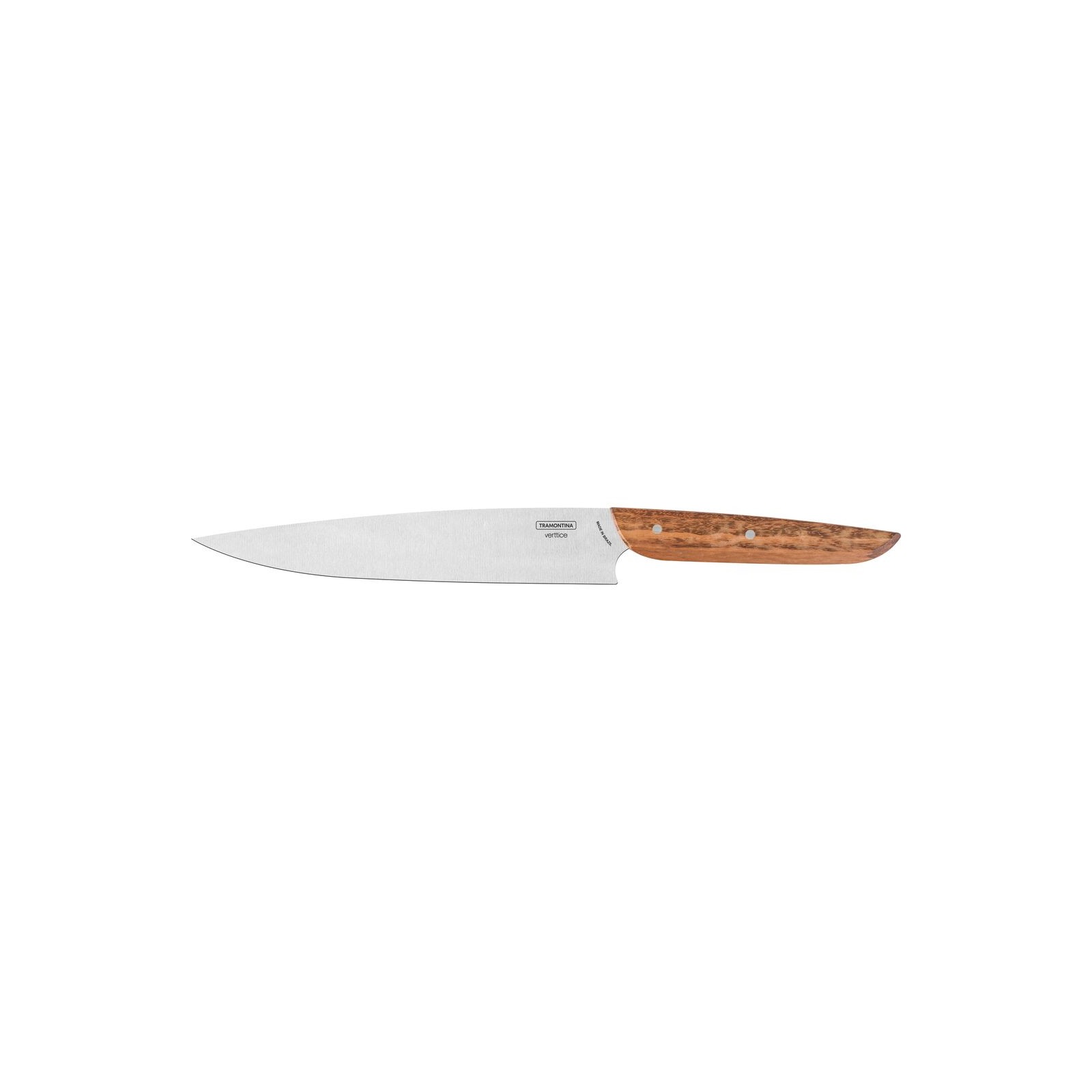 TRAMONTINA Couteau de cuisine Verttice, 20cm, Inox et bois