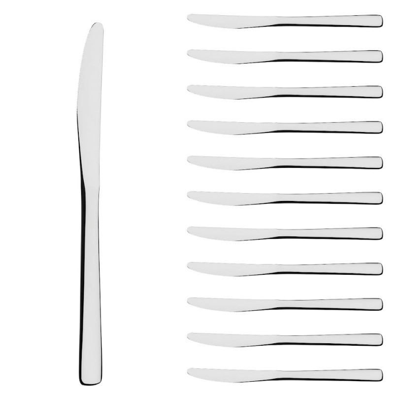 Couteau de table Oslo. Inox 18/cr 2,5mm. X12