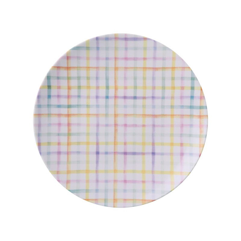 Assiette plate Sweet color 25cm. Porcelaine.