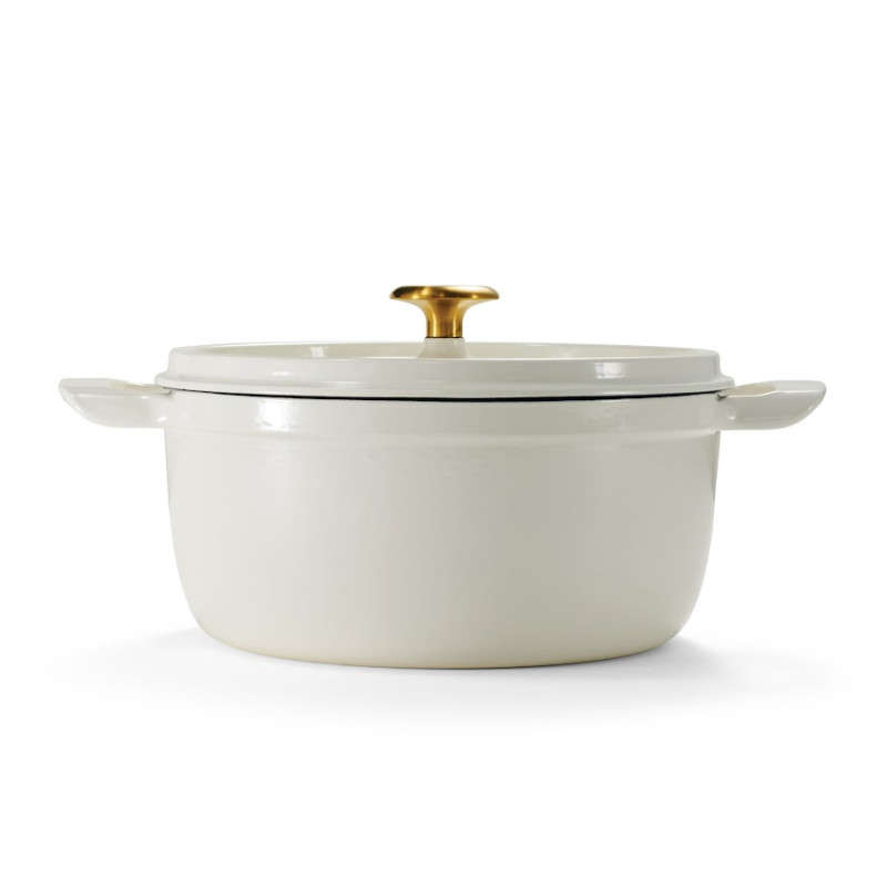 Cocotte latte 26 cm 5,7L. Fonte.